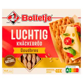 PLUS Bolletje Luchtig knäckebröd goudbros aanbieding