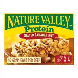 PLUS Nature Valley Protein gezouten karamelnoten aanbieding