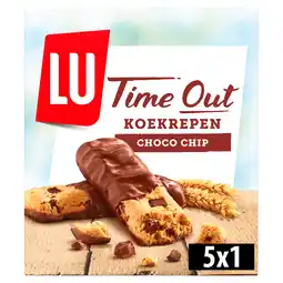 PLUS Lu Time Out koekrepen choco chip aanbieding