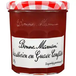 PLUS Bonne Maman Aardbei Guave aanbieding