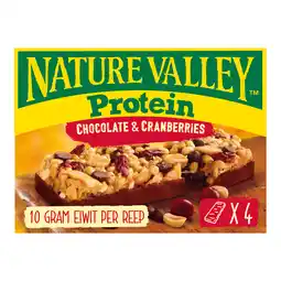 PLUS Nature Valley Protein chocolade cranberry aanbieding