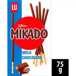 PLUS Lu Mikado melkchocolade koekjes aanbieding