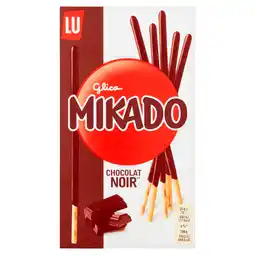 PLUS Lu Mikado pure chocolade koekjes aanbieding