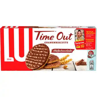PLUS Lu Time out granenbiscuit chocolade aanbieding
