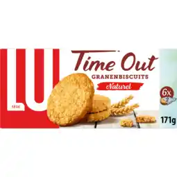 PLUS Lu Time Out granenbiscuits naturel aanbieding