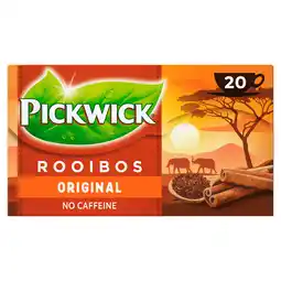 PLUS Pickwick Original rooibos thee aanbieding