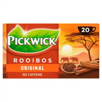 PLUS Pickwick Original rooibos thee aanbieding