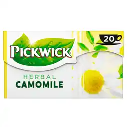 PLUS Pickwick Herbal kamille kruidenthee aanbieding