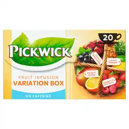 PLUS Pickwick Fusion fruit thee variatiebox aanbieding