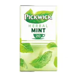 PLUS Pickwick Herbal munt kruidenthee aanbieding