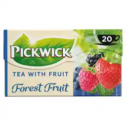 PLUS Pickwick Bosvruchten fruit thee aanbieding