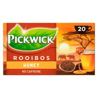 PLUS Pickwick Honing rooibos thee aanbieding