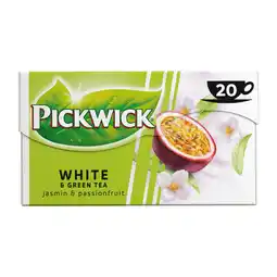 PLUS Pickwick Jasmin passion fruit white & green tea aanbieding