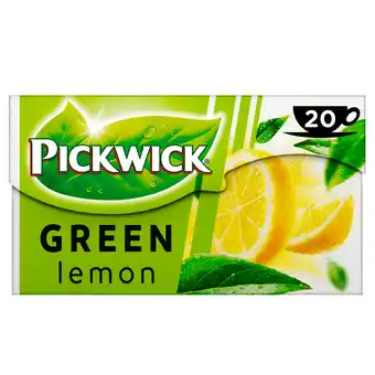 PLUS Pickwick Lemon groene thee aanbieding
