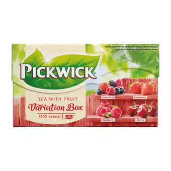 PLUS Pickwick Variatie rood fruit thee aanbieding