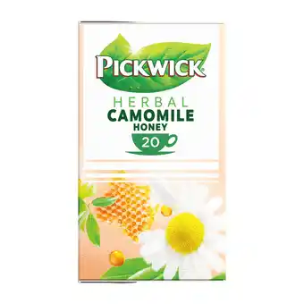 PLUS Pickwick Herbal Camomile honey aanbieding