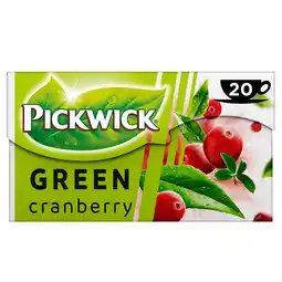 PLUS Pickwick Cranberry groene thee aanbieding