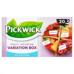 PLUS Pickwick Fruit fusion variation box aanbieding