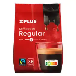 PLUS PLUS Koffiepads regular Fairtrade aanbieding