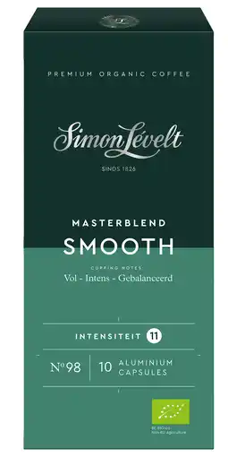 PLUS Simon Lévelt Smooth koffiecups biologisch aanbieding