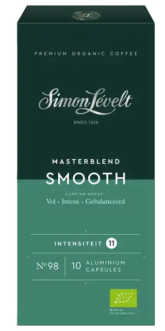 PLUS Simon Lévelt Smooth koffiecups biologisch aanbieding