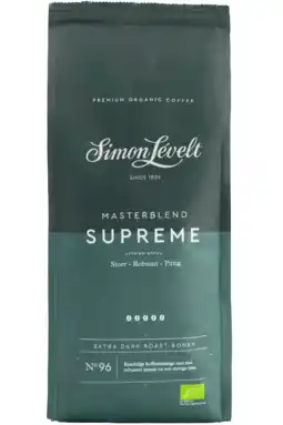PLUS Simon Lévelt Supreme koffiebonen biologisch aanbieding