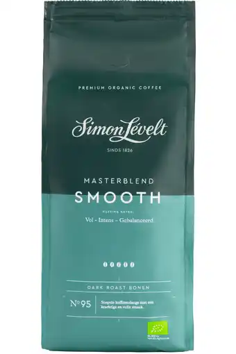 PLUS Simon Lévelt Smooth koffiebonen biologisch aanbieding