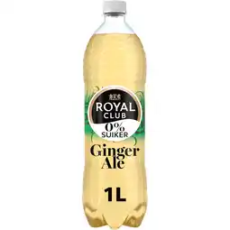 PLUS Royal Club Ginger ale 0% suiker aanbieding