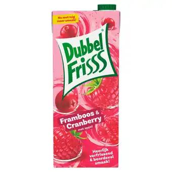 PLUS Dubbelfrisss Framboos & cranberry aanbieding