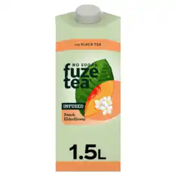 PLUS Fuze Tea Peach elderflower aanbieding