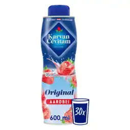 PLUS Karvan Cévitam Original aardbei siroop aanbieding
