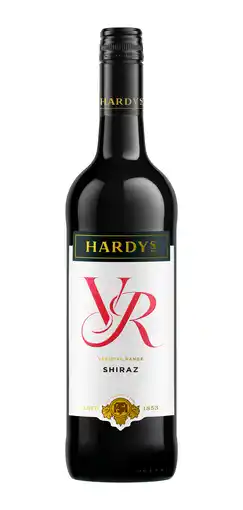 PLUS Hardys VR Shiraz aanbieding