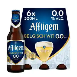 PLUS Affligem Belgisch wit 0.0 bier fles aanbieding