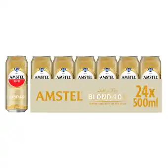 PLUS Amstel Blond bier aanbieding