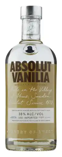 PLUS Absolut Vodka Vanilia aanbieding