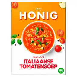 PLUS Honig Basis voor Italiaanse tomatensoep aanbieding