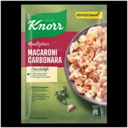 PLUS Knorr Mix voor Macaroni Carbonara aanbieding