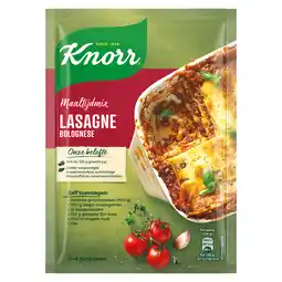 PLUS Knorr Maaltijdmix Lasagne Bolognese aanbieding