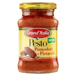 PLUS Grand'Italia Pesto Pomodori e Pistacchi aanbieding
