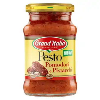 PLUS Grand'Italia Pesto Pomodori e Pistacchi aanbieding