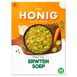 PLUS Honig Maaltijdsoep erwten aanbieding