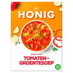 PLUS Honig Basis voor Tomaten-groentesoep aanbieding