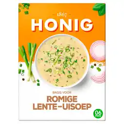 PLUS Honig Basis voor Romige lente-uisoep aanbieding