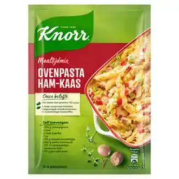 PLUS Knorr Maaltijdmix Ovenpasta Ham-Kaas aanbieding