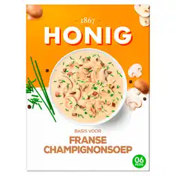 PLUS Honig Franse Champignonsoep aanbieding