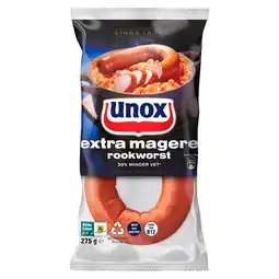 PLUS Unox Extra Magere Rookworst aanbieding