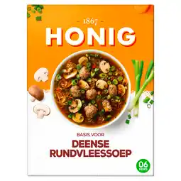 PLUS Honig Basis voor Deense rundvleessoep aanbieding