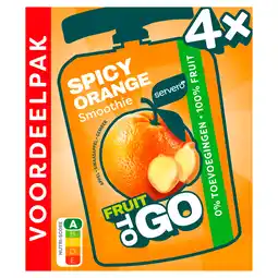 PLUS Servero Fruit To Go Spicy Orange aanbieding