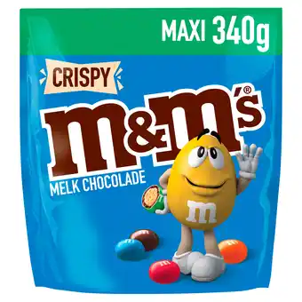 PLUS M&M'S Melk Chocolade Crispy aanbieding