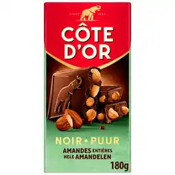 PLUS Côte d'Or Bloc Puur amandel aanbieding